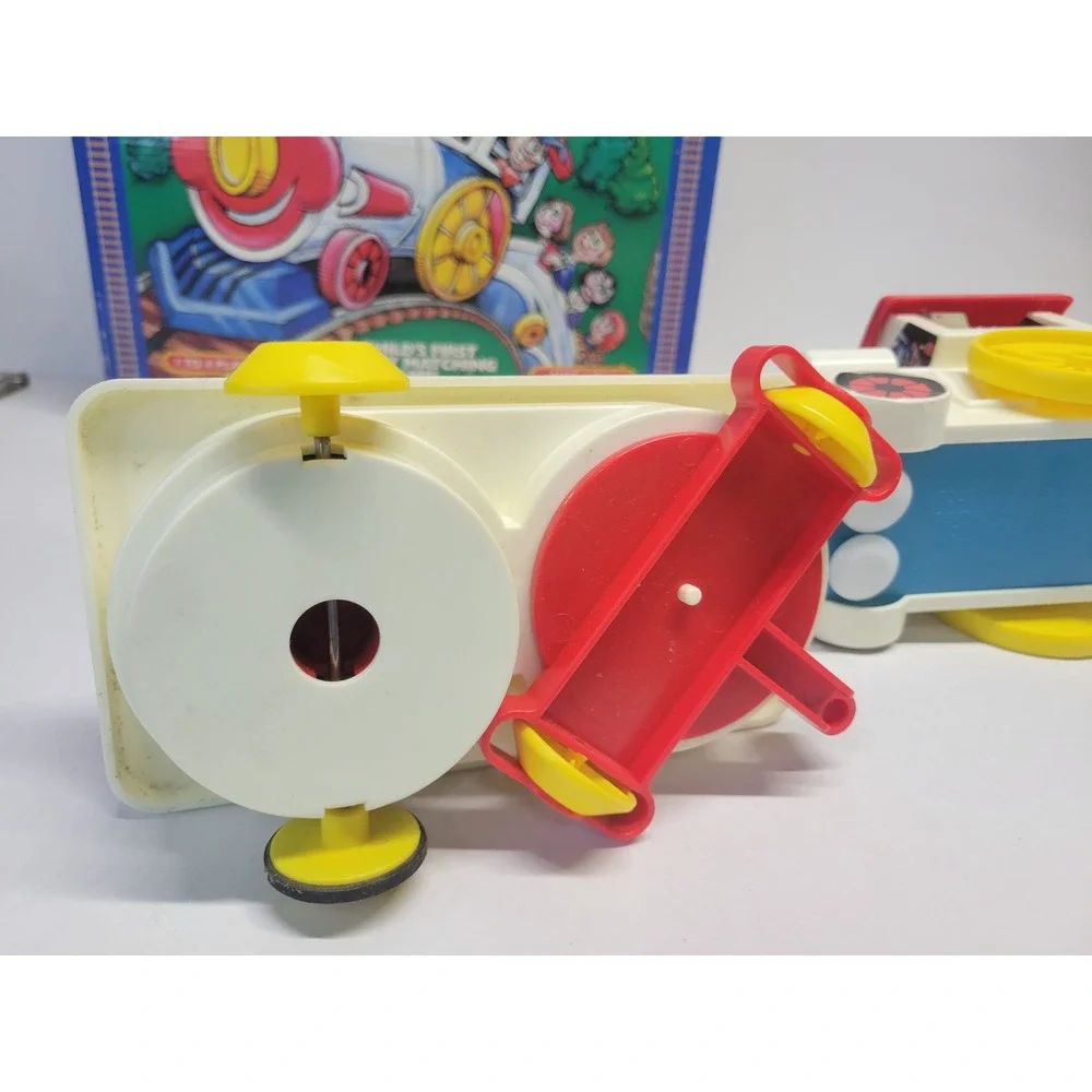 Vtg Fundex Toot R Ville Express Game Train Memory Color Learning‎ Toy working